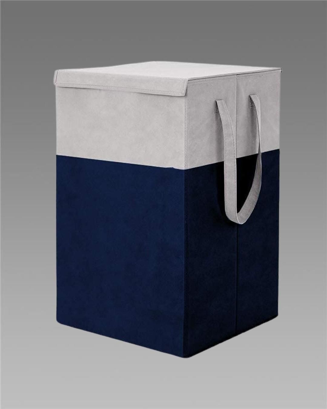 Laundry Basket with Lid & Side Handles – 35L
