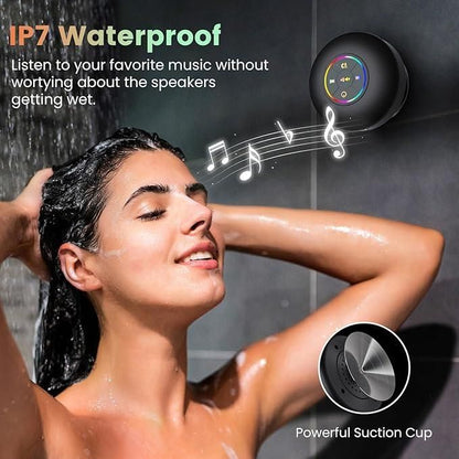 Waterproof Bluetooth Speaker with LED Light Show
