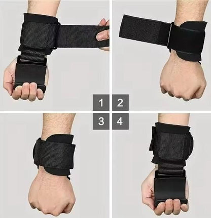 Weight Lifting Rod Hooks Wrist Support