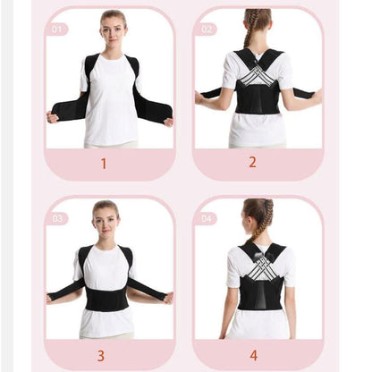 Adjustable Back Posture Corrector – Unisex Pain Relief Belt