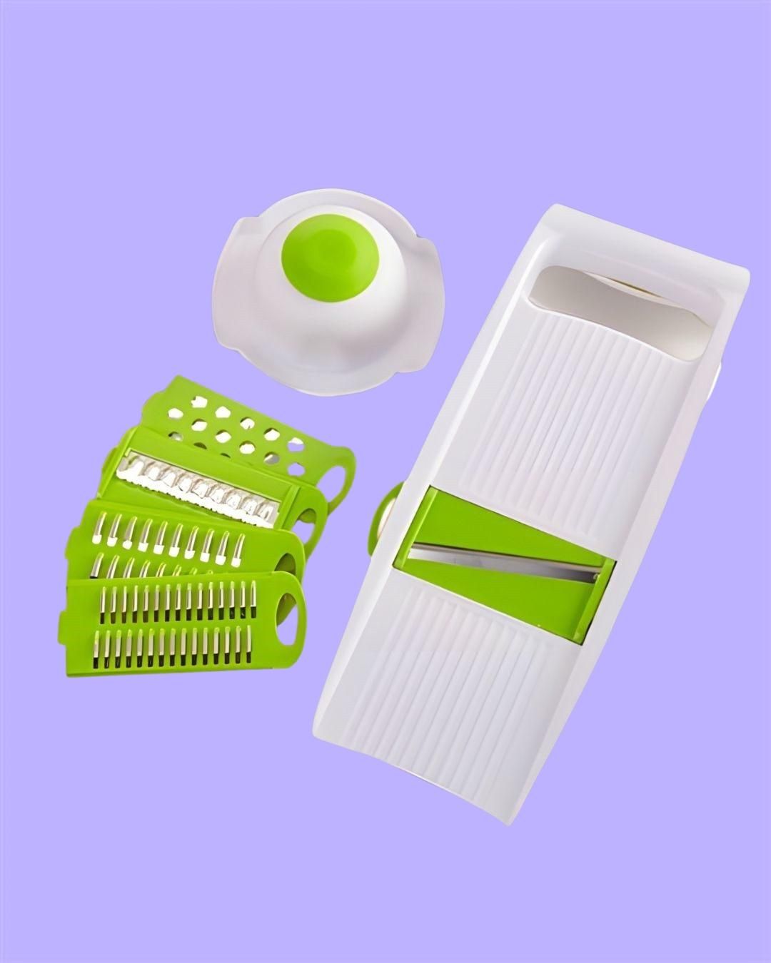 6 in 1 Premium Vegetable/Fruit/Chips Chopper Cutter, Grater Slicer