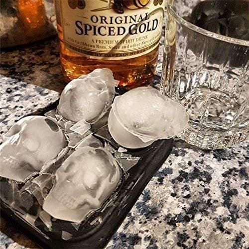 3D Skull Silicone Ice Cube Tray – Bold & Durable