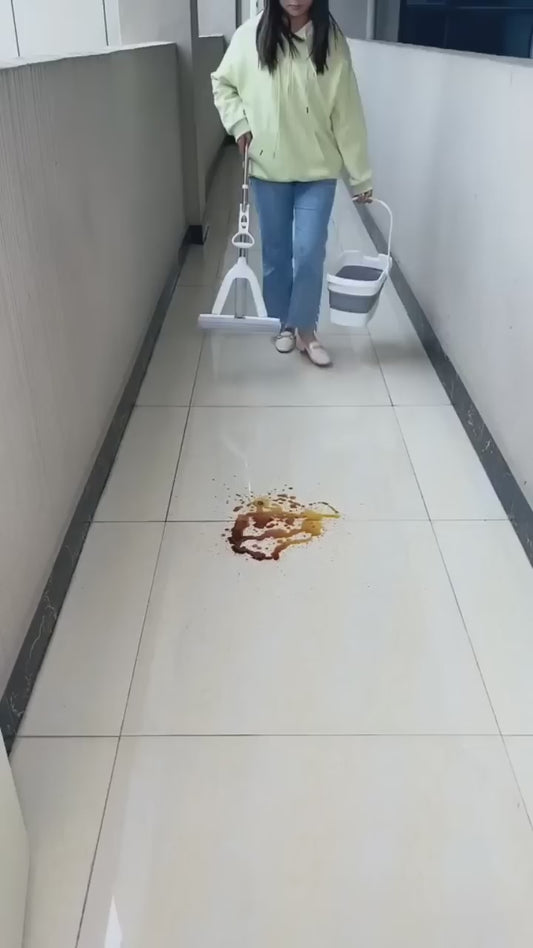 Foldable Floor Cleaning Squeeze Mop