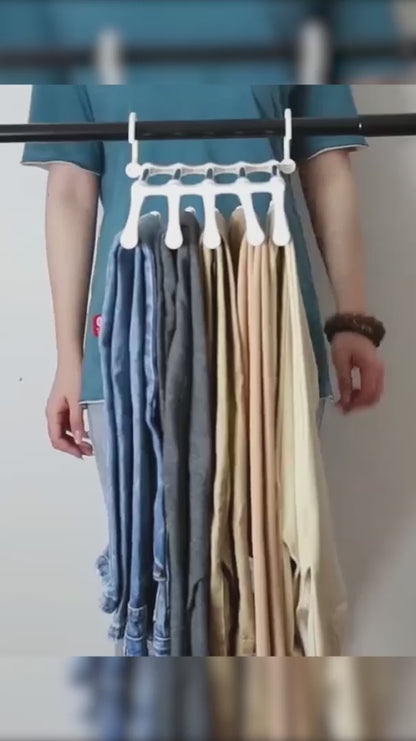 Premium 5-Layer Space-Saving Pants Hanger